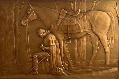 Colonial American historical scene